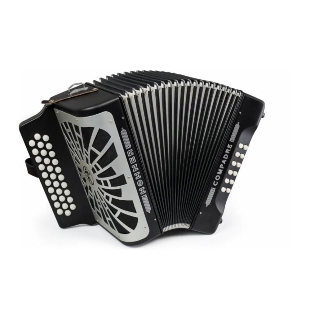 Hohner Compadre FBbEb with Gig Bag, Silver Grille Black