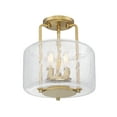 thumbnail image 2 of Avalon 3-Light Ceiling Light in Warm Brass, 2 of 7