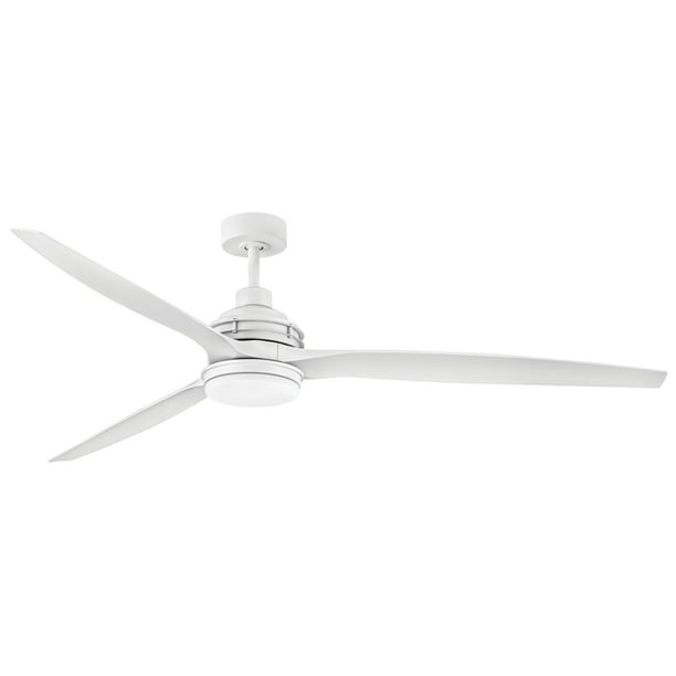 Hinkley Lighting 900172f Lwd Artiste 72 3 Blade Led Indoor Outdoor Ceiling Fan White Com Blade Led Indoor Outdoor Ceiling Fan, Small Outdoor Ceiling Fan Without Light