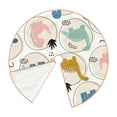 thumbnail image 3 of Bingfone Christmas Tree Skirt Mat Christmas Decoration Interior 30"-Cute Dinosaurs, 3 of 8