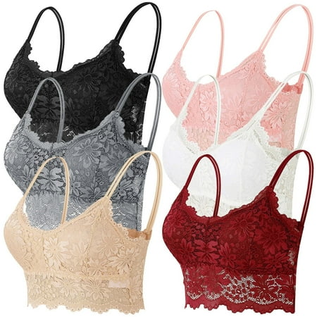 HYSYSB Sports Bras for Women balconette Bras for Women plus Size Sports Bra plus Size Everyday Bra stretch Strapless 1 Piece Bra Bandeau Bra Strapless Bra Wireless Bra Padded Top seamless Pink L
