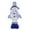 B, variant on Dserhfy Long Leg Christmas Plush Doll Standing Santa Snowman Reindeer Figure with Stretchable Leg for Holiday Winter Home Decoration