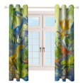 thumbnail image 3 of Jurassic Dinosaur Modern Window for Living Room Curtains for Child Bedroom Kitchen Decor Blinds Drapes, 3 of 7