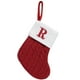 thumbnail image 2 of Seyotauo Knitted Wool Christmas Stocking With Embroidered Letter 7 inch People's Candy Gift Bag Festive Christmas Decorations For Fireplace Tree Hanging Holiday Gift Holder, 2 of 5