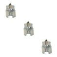 thumbnail image 2 of Jumpingount Otoño banquete evento mujeres hombres chaleco vaquero adultos sin mangas botón abajo chaqueta doble bolsillo ropa azul claro Type1 NO1, 2 of 6