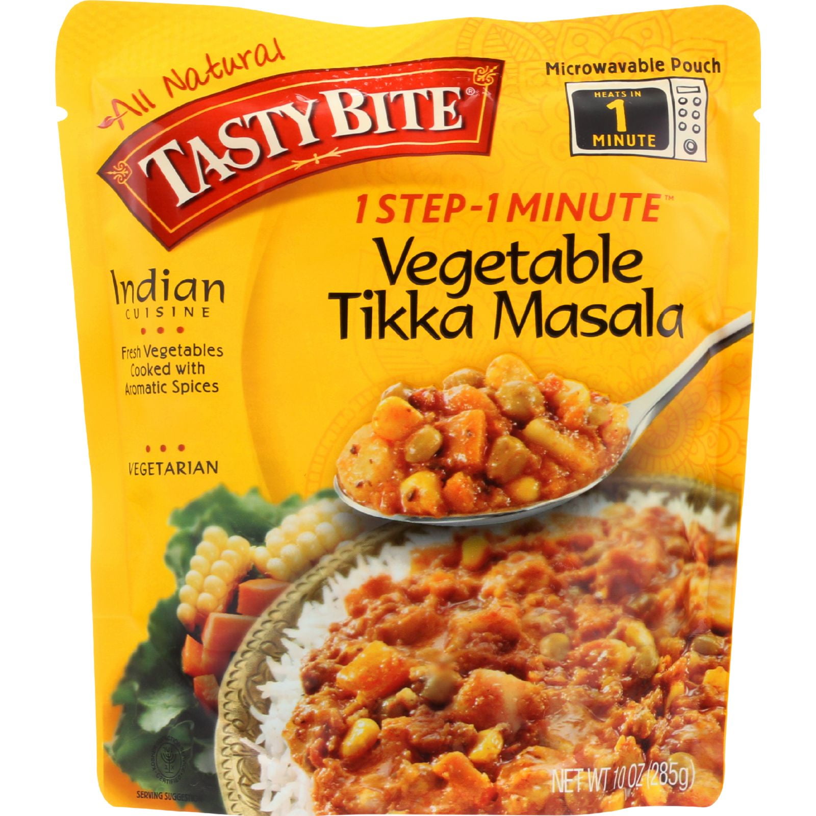 Tasty Bite Entree Indian Cuisine Vegetable Tikka Masala 10 Oz