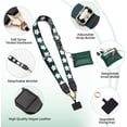 thumbnail image 4 of Cell Phone Lanyard Crossbody,Adjustable Cell Phone Strap with Wristlet,Clip and Go Strap for Phone with Wallet, 4 of 13