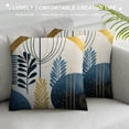 thumbnail image 3 of PIKWEEK  Blue and Grey Throw Pillows Boho Pillow Covers Abstract Geometric Pillow Covers Mid Century Modern Decor for Sofa Bed Living Room Couch, 3 of 5