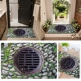 thumbnail image 2 of Hearth & Gear 3D Optical Diatomite Bath Mat Super Absorbent Non Floor Rug For Living Room Kitchen Entrance Big Knot Throw Blanket Area Rug for Dorm Room Throw Blanket Linen Soft Rug Decorative Blanket, 2 of 6