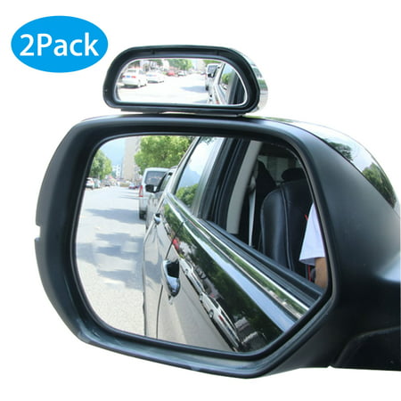 Universal Right Left 360 Wide Angle Side Rear Mirrors Blind Spot Snap Way