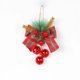 thumbnail image 3 of Decoraciones navideñas para fiesta de Navidad, adorno con lazo y campana dorada para el hogar, colgante de árbol de Navidad, accesorios artesanales, 2024, 3 of 4