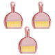 thumbnail image 1 of Juego de recogedor y cepillo pequeño Juego de mini recogedor y cepillo Juego de escoba y recogedor pequeños de tres piezas Recogedor de escoba con cerdas suaves para limpieza, 1 of 5