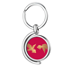 thumbnail image 1 of La pintura la cultura japonesa pescados Rotating keychain Metal Keyring Holder, 1 of 2