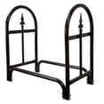 thumbnail image 6 of Pure Garden 23-Inch Steel Firewood Rack - Indoor and Outdoor Wood Storage Racks for Patio or Fireplace (Black), 6 of 7