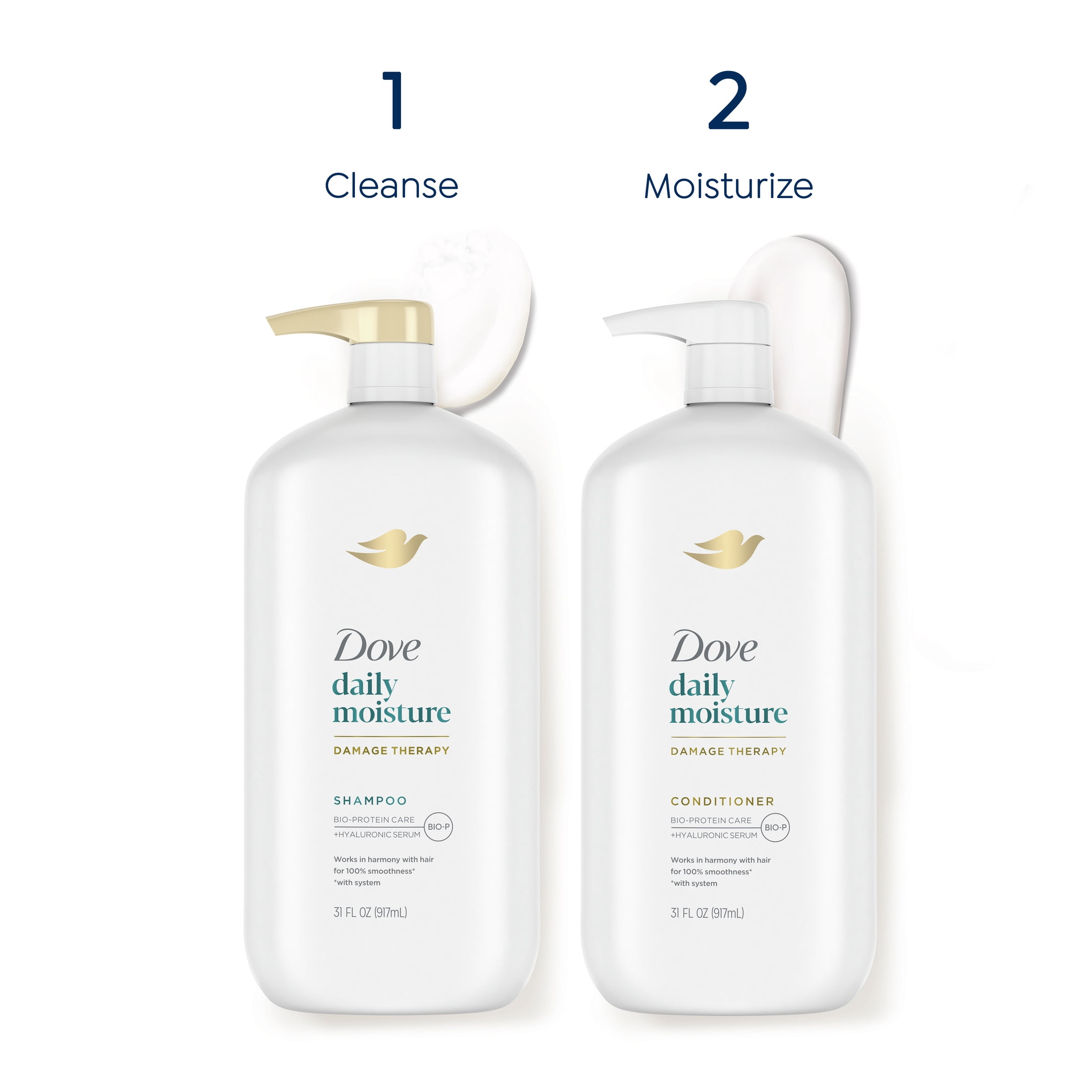 Dove Ultra Care Moisturizing Daily Conditioner for Dry Hair with Bio-Restore Complex, 31 fl oz