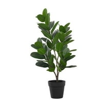 Artificial Plant - 28" Tall - Indoor - Floor - Potted - Green Leaves