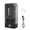 Transparent Black, variant on M Buder Portable LED Flashlight with 365nm UV Light Multifunctional Keychain Magnetic Work Light Black (3.94 inches / 10 cm)