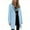 *Light Blue, variant on ClodeEU Women's Open Top,Solid Color Zipper Long Sleeved ,Length Hooded Sweatshirt Jacket Tops Black,Womens Plus L
