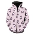 thumbnail image 3 of Sudadera con capucha y cremallera con estampado 3D de leopardo para hombre, estilo Harajuku, con estampado de piel de animal, de manga larga, estilo urbano, holgada, para primavera, 3 of 5