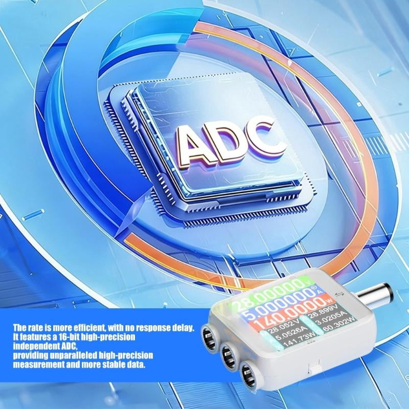 CEORPER Easy Carry ABS Digital Multimeter Small Size for Measuring Voltage & Current