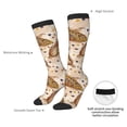 thumbnail image 4 of Xecao Corn 5 print thigh-high socks, crafted for both men and women with a stretchy, high-opaque design perfect for daily wear, 4 of 6