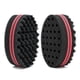 thumbnail image 1 of Esponjas para el cabello, Magic Barber Twist Curl Brush Sponge (2 piezas, negro), 1 of 2