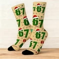 thumbnail image 2 of 67 Socks 6 7 Meme Novelty Six Seven Crew Socks Funny Gifts For Boys Girls Men Women, 2 of 10