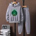 thumbnail image 5 of LUOGENLI Boys Outfits 12-14 Years Old Toddler Boys Long Sleeve Christmas Letter Print Shirt Tops And Pants 2Pcs Child Kids Set&Outfits Fall Winter Clothes Boys Outfits 2T Semi Formal 11-12 Years, 5 of 5