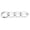 silver, variant on Versatile Twist Shape Buckles Alloy Brooch Jeans Waist Extender Adjustable Disassembly Sewing Buttons for Clothing