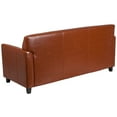 thumbnail image 2 of Flash Furniture HERCULES Diplomat Series Cognac LeatherSoft Sofa, 2 of 4