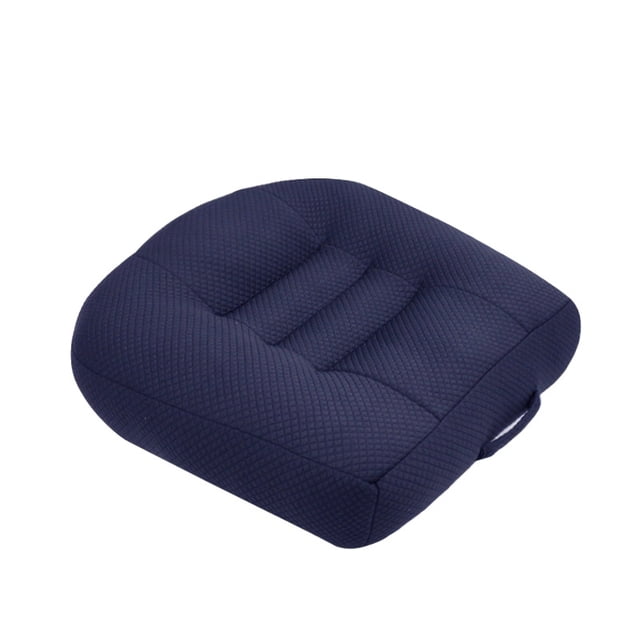 Cojín elevador automático Cojín para asiento de automóvil Cojín corrector de asiento Cojín de malla transpirable portátil Perfecto para la oficina del automóvil Se usa durante todo el año, azul marino Rojo Verde