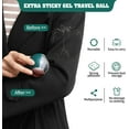thumbnail image 2 of LAICAIW Rouleau Anti-Peluches Réutilisable pour Poils d'Animaux, Éliminateur de Peluches Lavable pour Vêtements, Rouleaux Anti-Poils de Chien et Chat Portables pour Voyage et Maison (Vert), 2 of 7