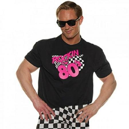 Rockin The 80s Mens Adult Party Rocker Costume