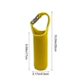 thumbnail image 2 of Ouuluon Water Bottle Holder, Foldable Water-Resistant Water Bottle Carrier, 7×2in Yellow Insulated Bottle Pouch for Outdoor Travel Sports, 2 of 6