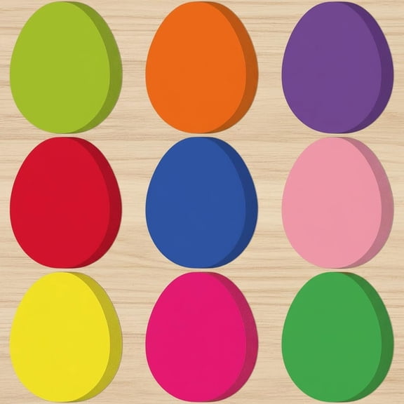 Easter Egg Cutouts Bulk Spring Bulletin Board Decor Egg Die Cuts for Poster Board Wall Door Party Decorations