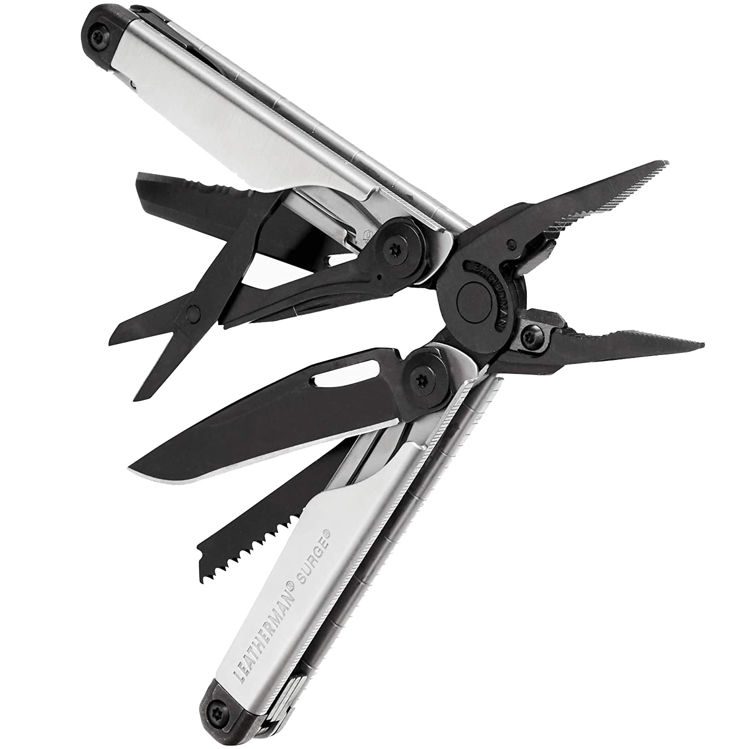 LEATHERMAN Surge Multi-Tool, Limited Edition Black/Silver with