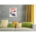 thumbnail image 4 of 1948 Monaco Grand Prix - Vintage Car Racing Poster by Géo Ham (Georges Hamel) - Fine Art Rolled Canvas Print 20in x 26in, 4 of 4