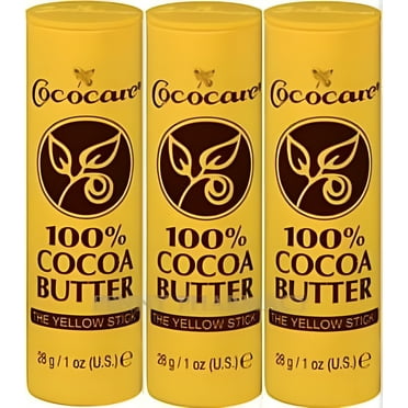 Cocoa Butter Sticks 100% Pure COCOCARE 1oz ( 3 pack )