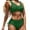 Green, variant on Women High Waisted Bikini 2 Piece Bathing Suits Full Coverage Swimsuits Women Swimming Suits with Shorts Bathing Suits Women with Shorts Swimsuit Top Size Small Women Board Shorts for Swimming