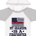 thumbnail image 4 of Inktastic Firefighter Grandpa Fireman Flag Boys or Girls Baby Bodysuit, 4 of 5