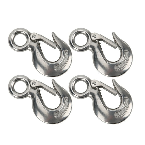 Load-bearing Hook Lifting Hook, Stainless Steel Lifting Hook S320 Eye Snap Lifting Hooks for Various Construction Cranes for Mining Equipment