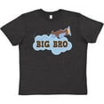 thumbnail image 3 of Inktastic Big Bro Boys Airplane Brother Announcement Youth T-Shirt, 3 of 5