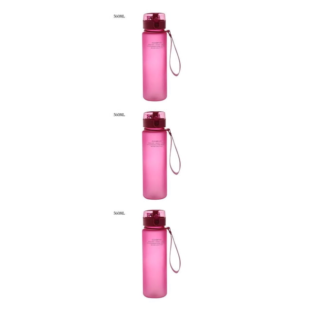 Botella de agua portátil Yuarrent plástico 560ML verde