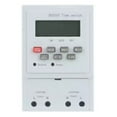 thumbnail image 2 of KG316T Din Rail Time Switch LCD Display 220V Microcomputer Time Control Switch Strong Anti-Interference Ability,1 x KG316T Din Rail Time Switch,White, 2 of 6