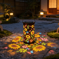 thumbnail image 4 of Colorful Sunflower Glow Solar Garden Lantern, 2026 Waterproof Outdoor Solar Powered Hanging Light for Garden, Patio, Pathway Lantern, Let Your Garden Bloom with Light After Sunset, 4 of 8