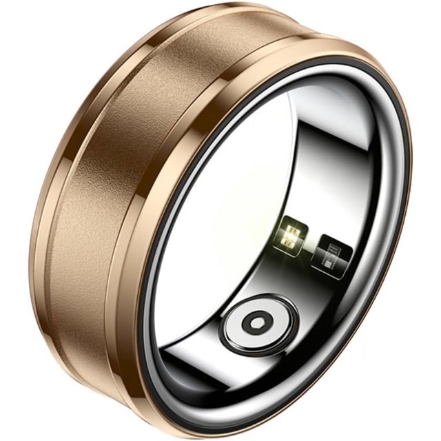 ZOUSSIQI Smart Rings for Men & Women, NFC Fitness Ring with Sleep Body Temperature Monitoring Step Counter Function, IP68 Electronic Gadgets for Video Scrolling Page Flipping (18) CA919-90800