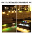 thumbnail image 6 of Dopebox Clearance Home Gadgets Outdoor Solar Railing Lights Stair Lights Fence Fence Steps Lights Villa Courtyard Seven Son Lights, Garden Decoration (A), 6 of 8