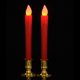 thumbnail image 3 of Vela de pilar LED parpadeante sin llama con pilas, color plateado Estilo B, 3 of 9