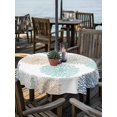 thumbnail image 2 of Outdoor Tablecloth with Umbrella Hole for Patio/Picnic/Party/Camping, Dandelion Flower Waterproof Table Cloth Round Cover Washable, Modern Bohemia Floral Pattern Watercolor (Dia 60"), 2 of 9