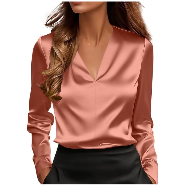 Camisetas de Manga Larga para las Mujeres de Moda Sólido Casual Suelto Cardigan Superior, Poliéster Suave Invierno Primavera Desgaste